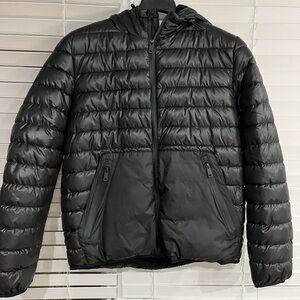 Kenneth Cole Black Puffer Jacket